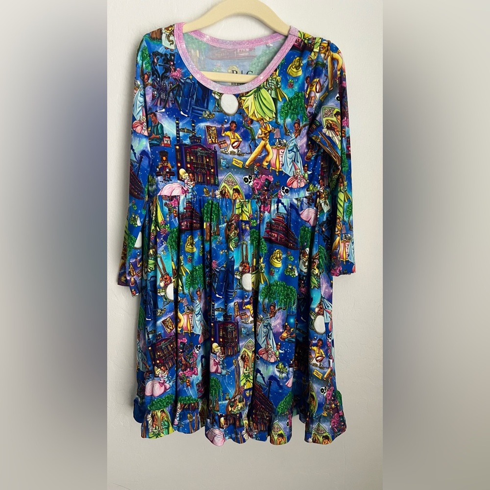 Riley & Grace Bamboo Colorful Tiana Twirl dress